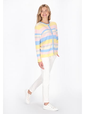 usha BLUE LABEL Women Cardigan in blue multicolor