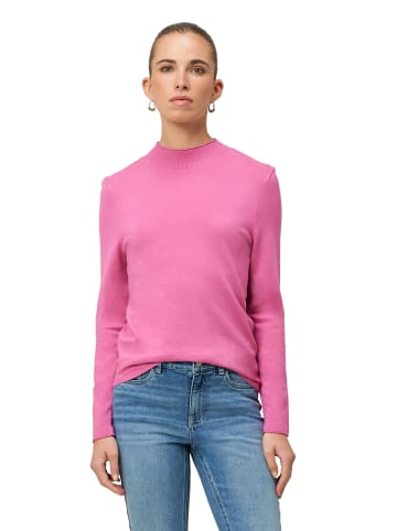 Zero  Feinstrickpullover mit hohem Kragen in Raspberry Velvet