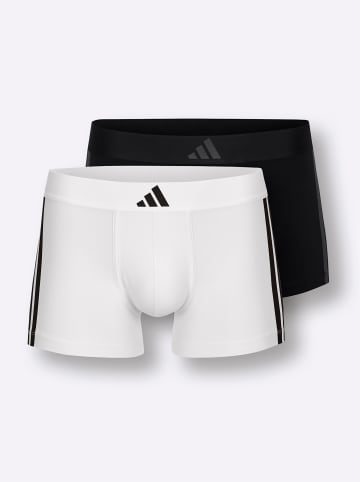 adidas Panty in weiß + schwarz