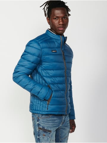 KOROSHI Gepolsterte Jacke in blau