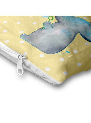 Mr. & Mrs. Panda Kuschelkissen Elefant Seifenblasen mit Spruch in Weiß