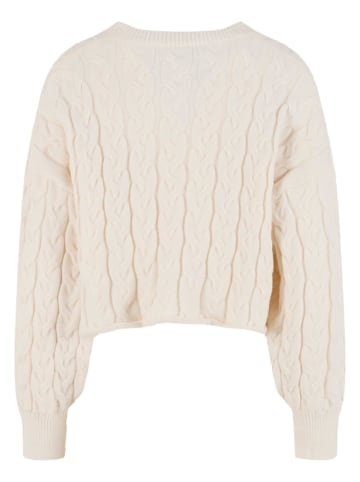 Urban Classics Urban Classics Gestrickter Rundhalsausschnitt in offwhite