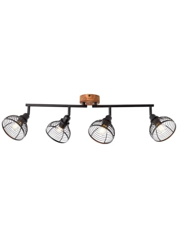 Brilliant Spotrohr, 4-flammig Avia 22x70x12 cm in schwarz/holz