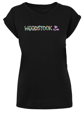F4NT4STIC T-Shirt Woodstock Aztec Logo in schwarz