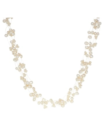 Valero Pearls Kette aus Sterling Silber mit Süßwasser-Zuchtperle in weiß