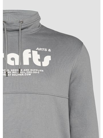 s.Oliver Sweatshirt langarm in Grau