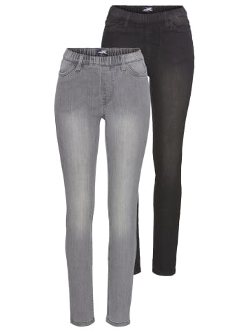 ARIZONA Jeansjeggings in blus/grus