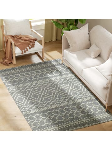 HOMCOM Teppich-200L x 140B x 1H cm-Grau