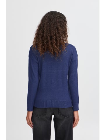 ICHI Langarm IHSELLA Loose fit in Medieval Blue