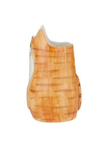 Butlers Vase PABLO Katze in Beige / Schwarz
