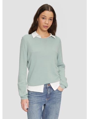 QS Strickpullover in 7217_salbeigrün