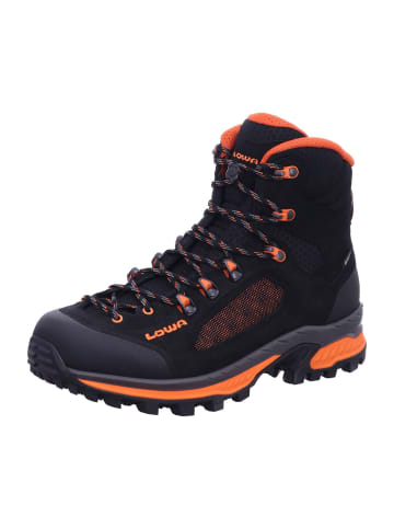 LOWA Wanderschuhe CORVARA GTX MID in schwarz/orange