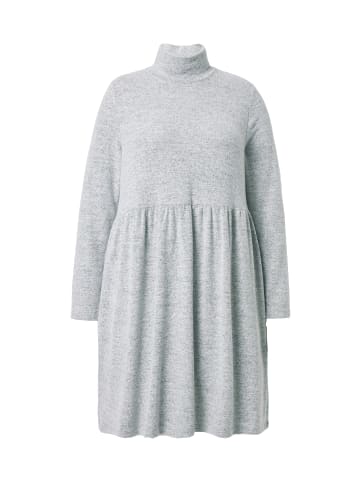 Ulla Popken Kleid in hellgrau mélange