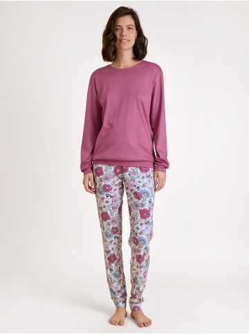 Calida Pyjama in red violet