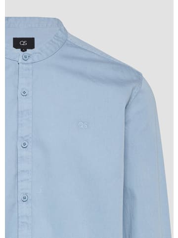 QS Hemd langarm in Blau