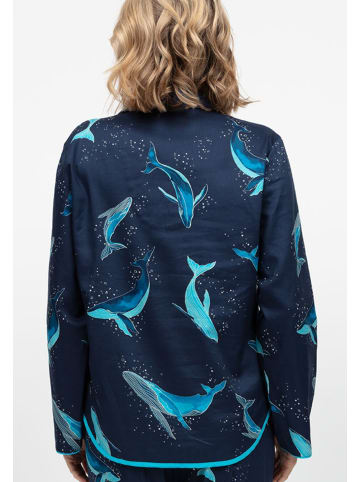 Cyberjammies Marina Pyjama Top Nachtwäsche in marine