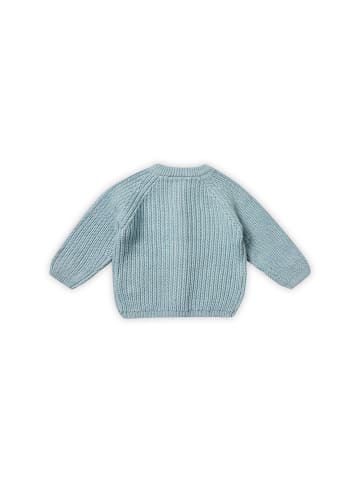 Stellou & friends Gerippter Strick-Cardigan in Pistazie