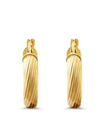 Diamant L'éternel Ohrringe aus 375 Gelbgold