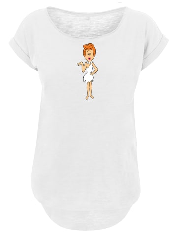 F4NT4STIC T-Shirt Die Familie Feuerstein Wilma Flintstone Classic in weiß