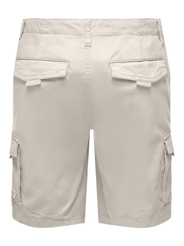 ONLY & SONS Cargo Shorts in Moonbeam