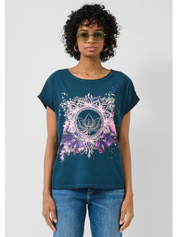 QS T-Shirt in 58D2_tiefblau