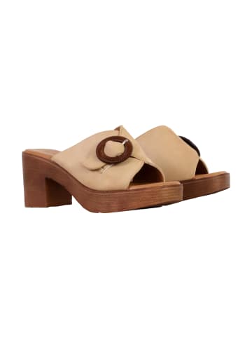 Divine Factory Mules mit Absatz Beige