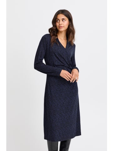 Fransa Jerseykleid FRCERICA Regular fit in Black Navy mix AOP MA24 02F