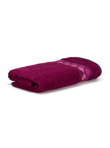 frottana Duschtuch Smooth Waves in fuchsia