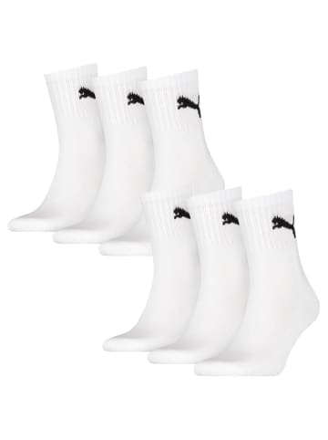 Puma Socken 6 Paar Puma Short Crew in 300 - white