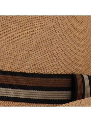 Yuhu Herren Trilby Stroh-Papier-Hut Beige o. Braun in Braun