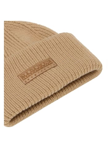 Napapijri Women's F-Vispa - Mütze (white heron) in brown tobacco