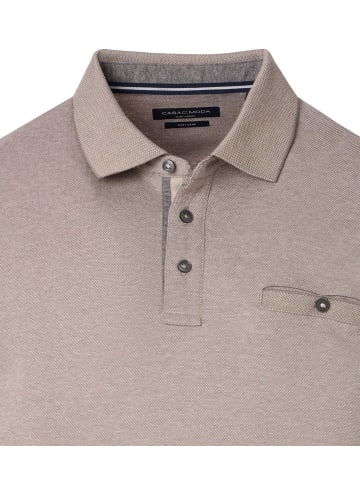 CASAMODA Langarmpolo in Beige