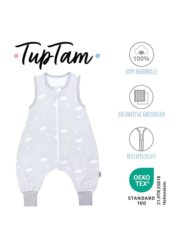 TupTam Babyschlafsack mit Beinen Unwattiert in grau Modell 2