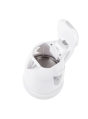 Adler Europe Adler AD 08 Wasserkocher 850 W - 1 L, 360° drehbar, Weiß in Weiß