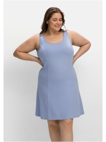 sheego Kleid in mittelblau