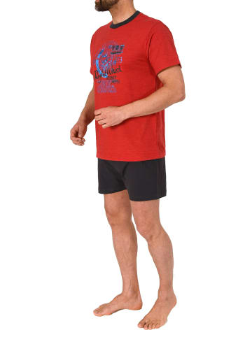 NORMANN Kurze shorty Schlafanzug - 74948 in rot