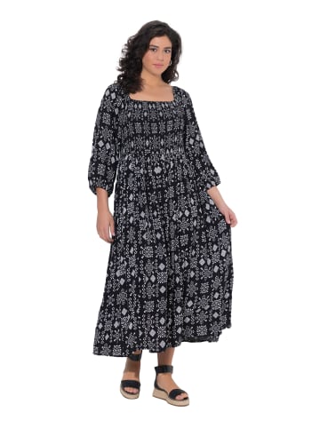 Ulla Popken Midikleid in schwarz