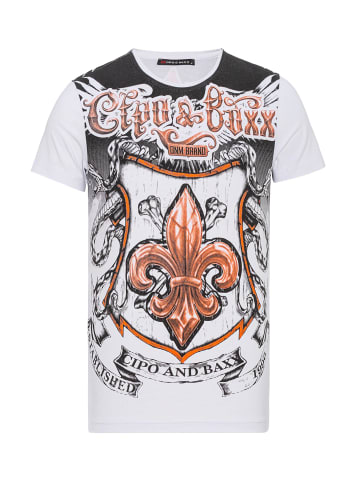 Cipo & Baxx T-Shirt in WHITE