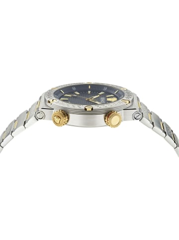 Versace Analoguhr für Herren in silber