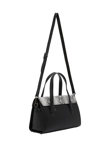 faina Women Handbag in Black White