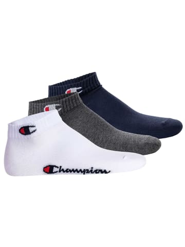 Champion Socken 3er Pack in Blau/Weiß/Grau