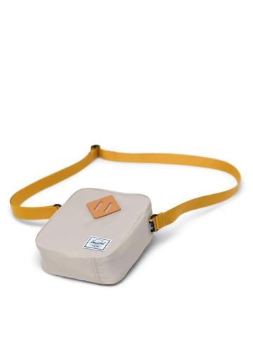 Herschel Heritage - Umhängetasche 17.5 cm (black) in light pelican/harvest gold