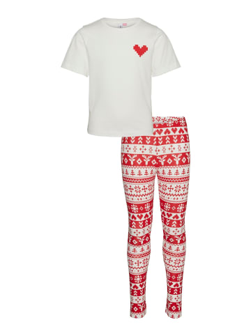 Vero Moda Girl T-shirt in Chinese Red