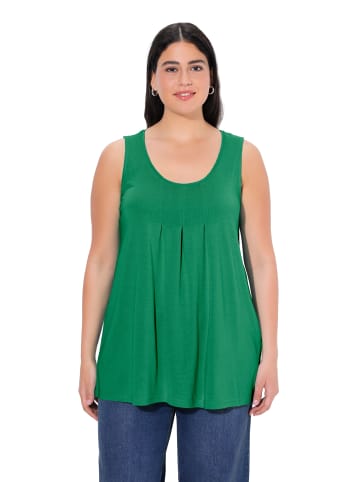 Ulla Popken Strick-Top in smaragdgrün