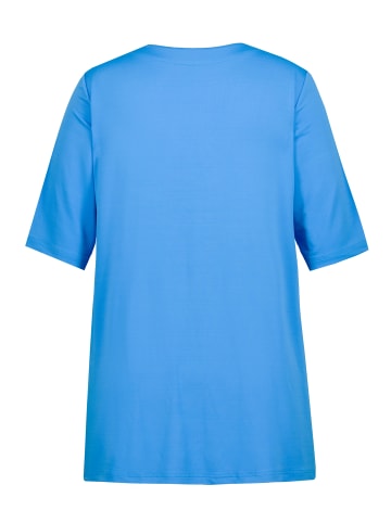 Ulla Popken Longshirt in strahlendes blau