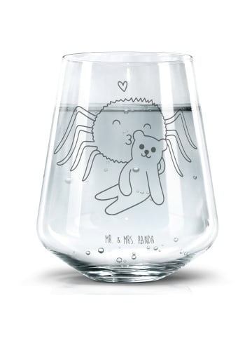 Mr. & Mrs. Panda Glas Spinne Agathe Teddy ohne Spruch in Transparent