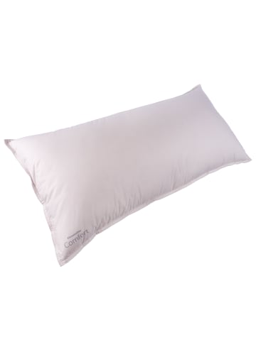 Künsemüller Comfort Daunen 3-Kammer Kopfkissen mit kanadischen Daunen in weiß