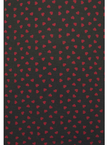 s.Oliver Pyjama in schwarz-rot