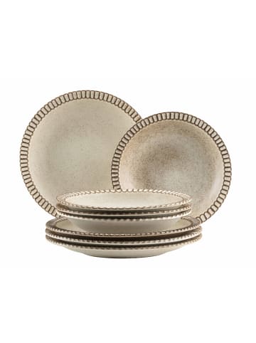 Mäser Teller Set, Steinzeug Ida in Beige