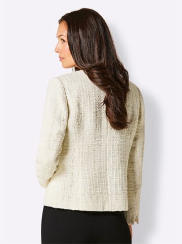 creation L Bouclé-Blazer in ecru